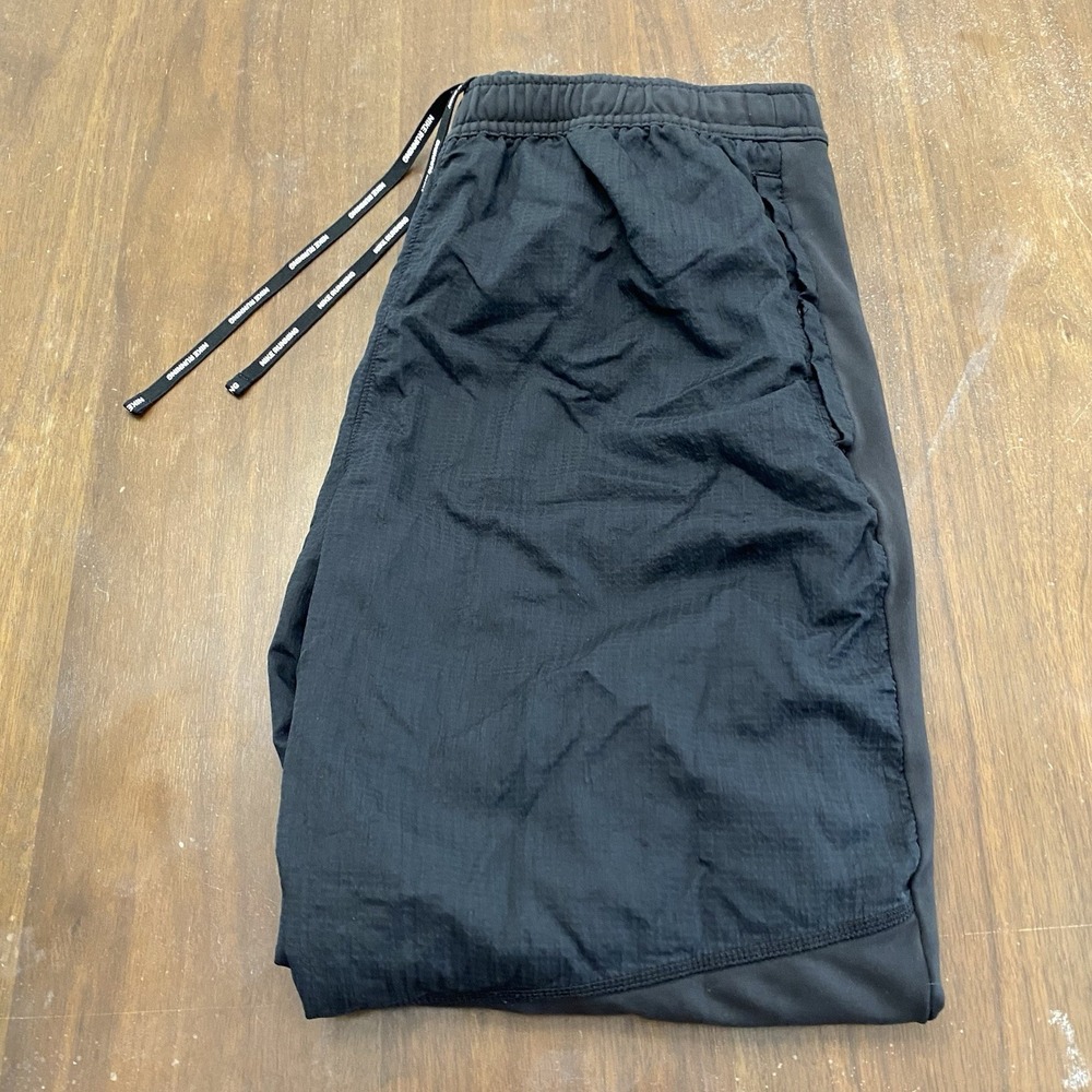 Nike Running Pants Mens Large Black Hybrid Track Zip Ankle Reflective DM1148-010
